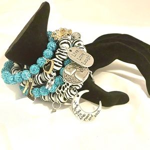 Inspirational charm bracelets